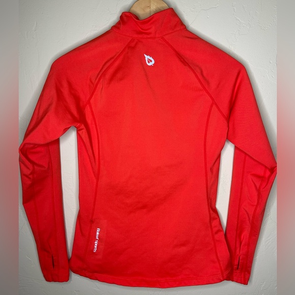 BALEAF: Thermal Fleece Half Zip Thumbholes Long Sleeve Running Pullover, XS - Picture 2 of 12